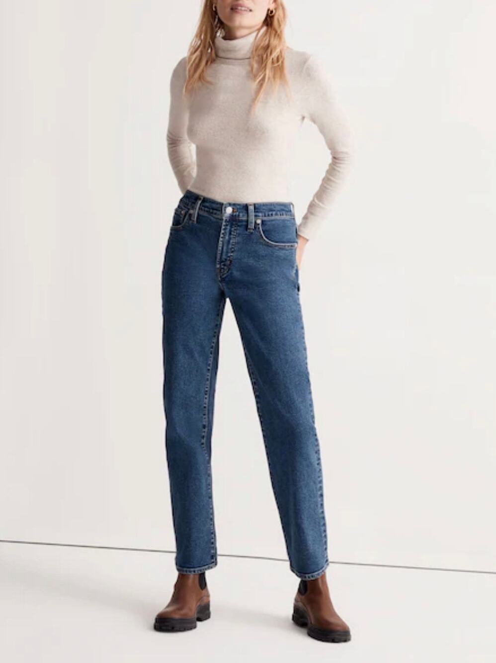 Madewell - The Perfect Vintage Straight Jeans / size 25